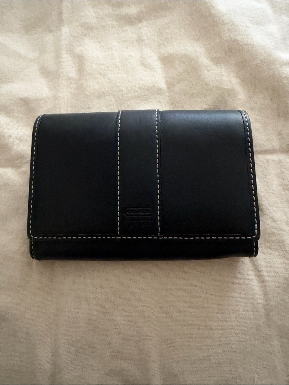 Coach Black Leather Wallet